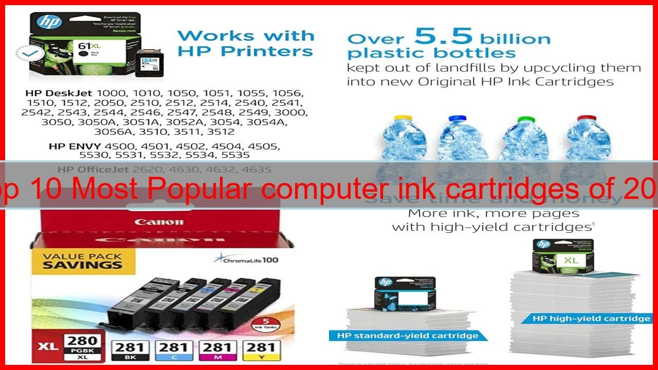 Ink For Computer Top 10 Most Popular computer ink cartridges of 2024 - YouTube