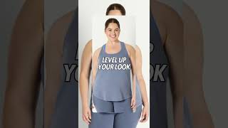 Amazon Essentials Women's Active Soft Cotton Modal Scoop Neck Racerback Relaxed Fit Lightweight Yoga