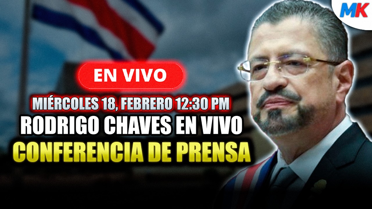 🚨 Conferencia de Rodrigo Chaves HOY: anuncios clave y novedades para el país