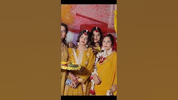 Haldi Rashm Ki Video Scene ! Muslim Haldi Ceremony Video #shadi #shorts #haldi #muslim