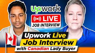 Upwork Live Job Interview with Canadian Client | Real Buyer Meeting Experience 🇨🇦