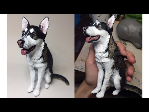 fondant husky