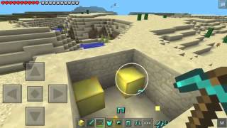 Minecraft pocket Edition | lucky gold blocks mod screenshot 2