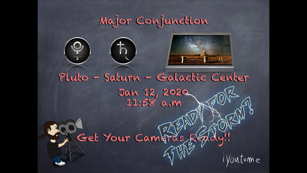 iyoutome - Pluto - Saturn- Galactic Center Alignment Jan. 12, 2020