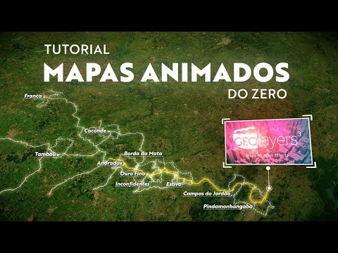ANIMATED MAPS Tutorial from Scratch | Geolayers 3 | After Effects