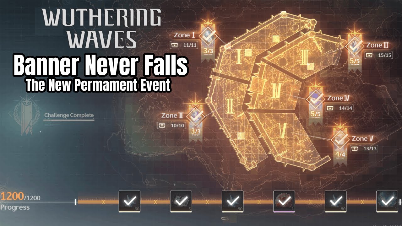 Banners Never Falls, Wuthering Waves Event - YouTube