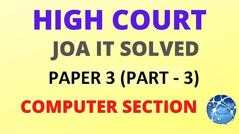 HP HIGH COURT JOA PAPER 3 PART 3 || #HIGHCOURPAPER #JOA #JOAPAPER #HPSSCPAPER #JOA817 #CLERK
