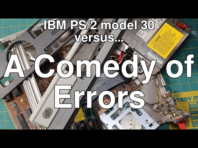 A filthy IBM PS/2 model 30 
