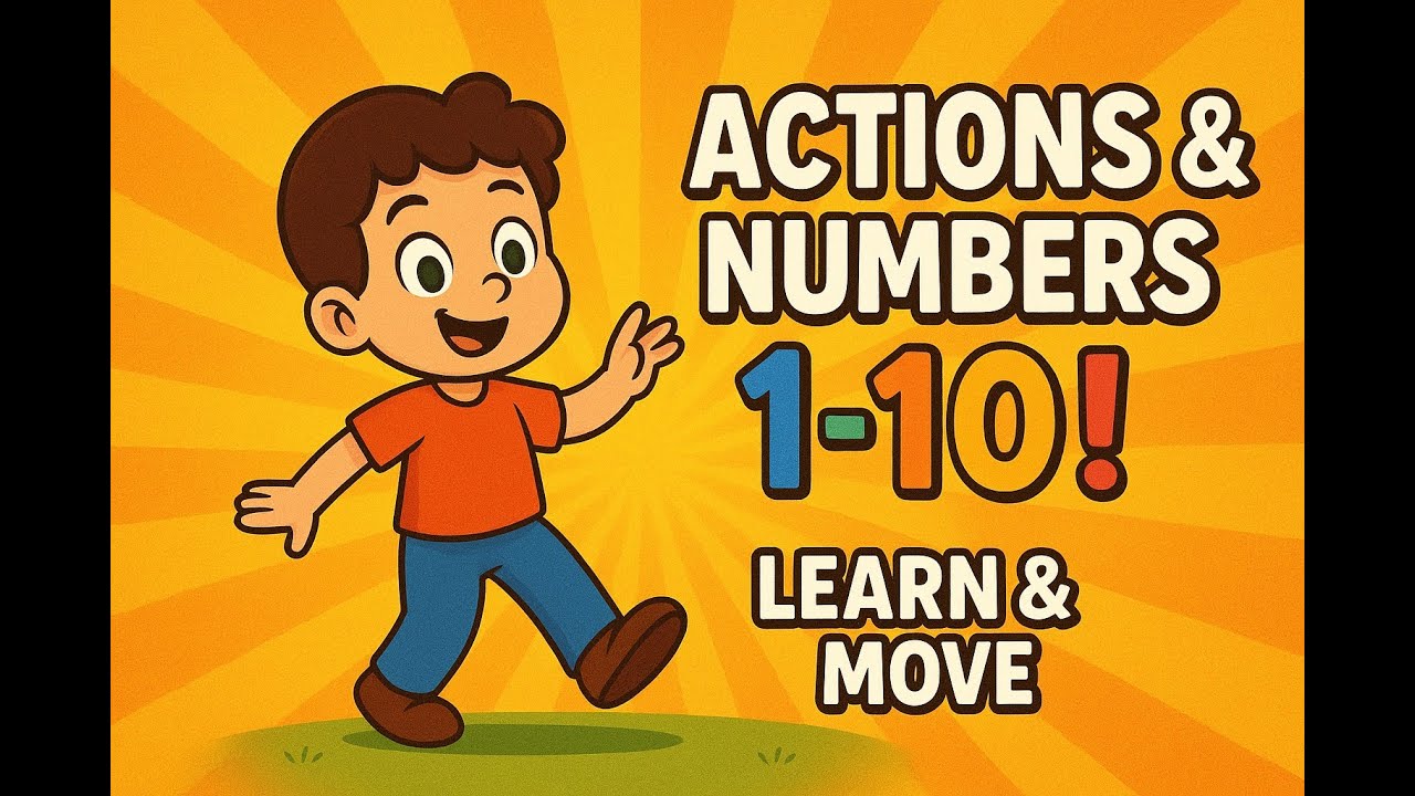 Count to 10 and Move! | Canción de Números en Inglés para Niños