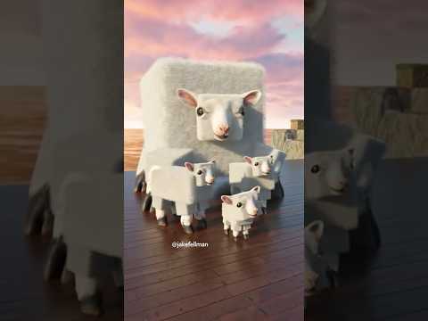 Minecraft RTX 64% SAVE THE SHEEP #Shorts