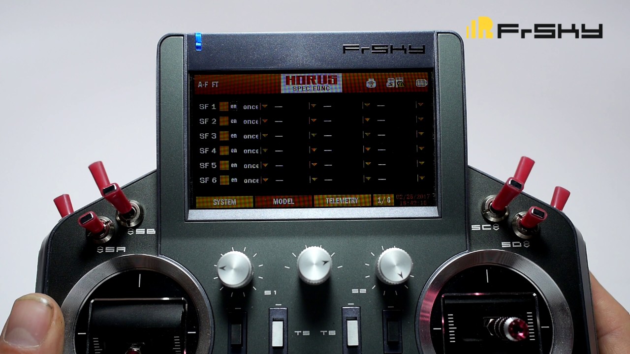Introduction to FrSky Horus X12S FrOS Part 1 YouTube