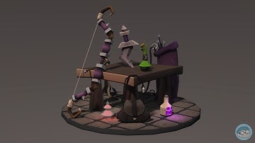 Low Poly Game Assets Turntable
