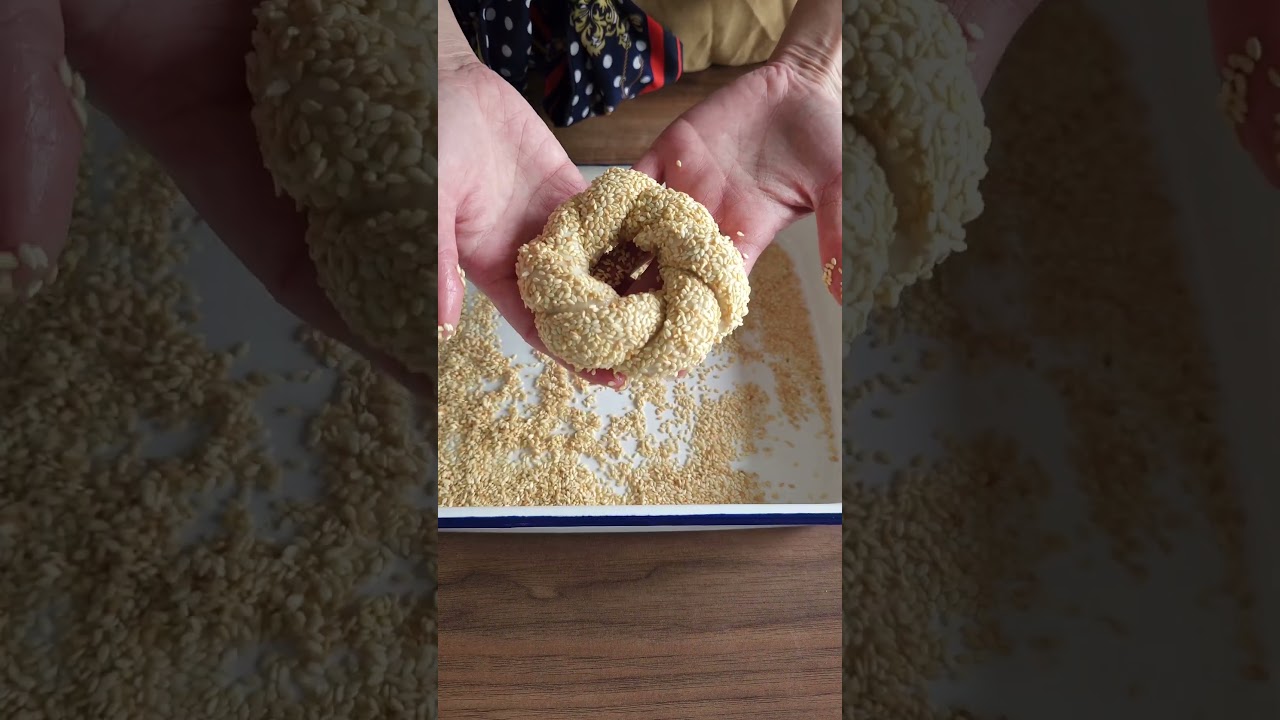 Homemade Turkish Simit 😋. 