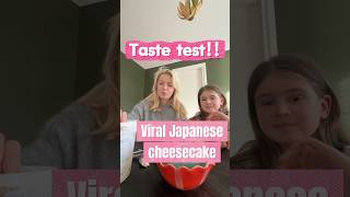 Download Lagu VIRAL JAPANESE CHEESECAKE TESTEN! Recept en proeven! Japanse cheese cake eten! #toetje #tastetest MP3