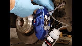 DIY bleed Brembo/MSport brakes on BMW, Motive Power Bleeder