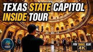 Texas State Capitol Inside Tour | POV Travel Vlog [4K 60fps]