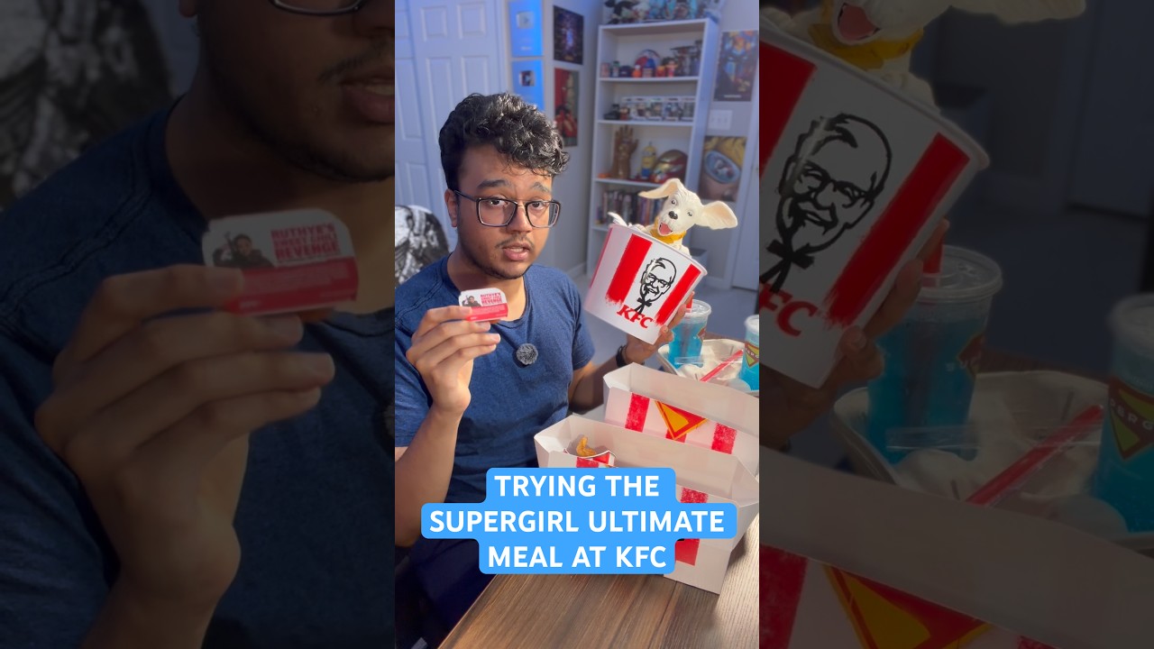 Trying The Supergirl Ultimate Meal At KFC