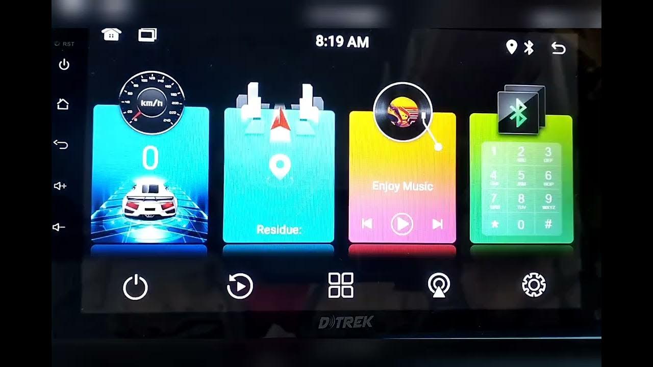 Back Camera setting in Android Car stereo. Reverse camera setting in