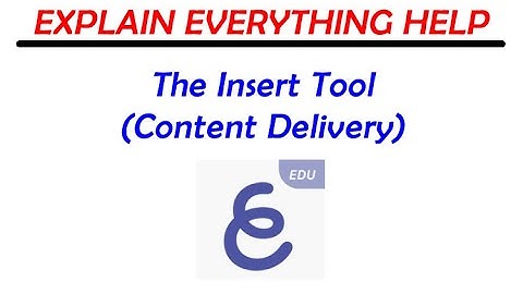 Learning Explain Everything - The Add Media Tool