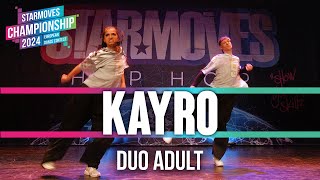 Kayro 1St Place Duo Adult Starmoves Championship 2024