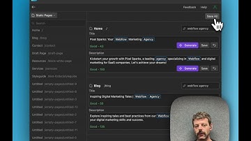 Instantly generate meta title and description for all pages on your Webflow site