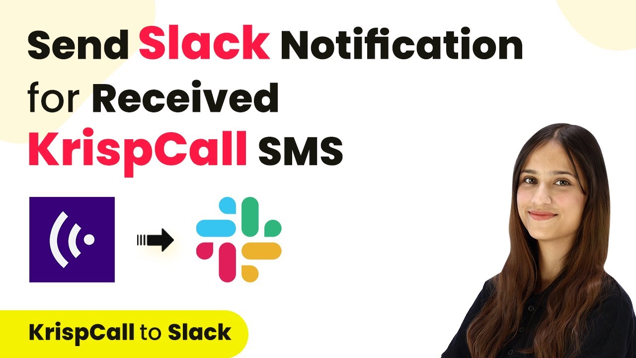 How to Send Slack Notification for Received KrispCall SMS - YouTube