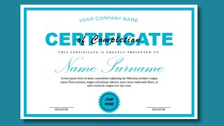Design a Certificate in Just 10 Minutes in Microsoft Word