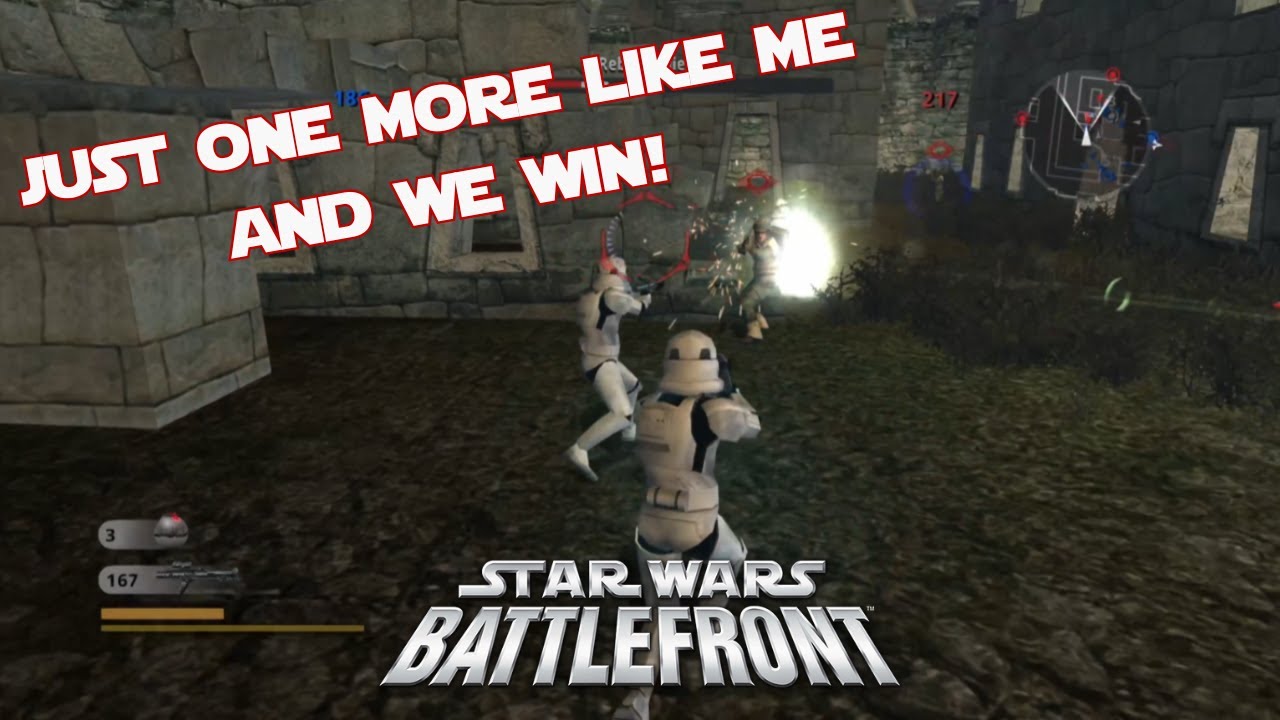 And Just Like Star Wars Reference: Just One More Like Me And We Win Star Wars