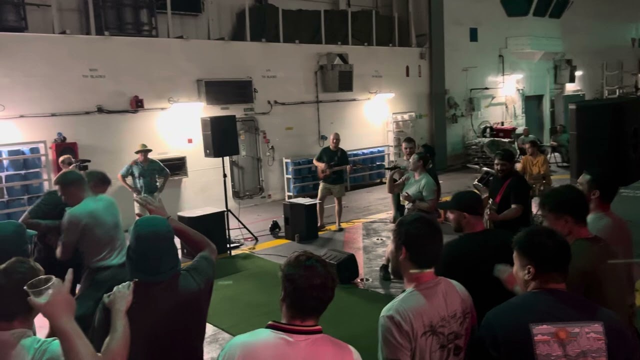 All the small things - Blink182 cover HMAS Adelaide ships band 