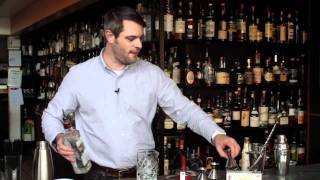 Mixologist Jeffrey Morgenthaler of Clyde Common in Portland, OR