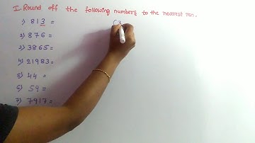ICSE Grade-5 Mathematics Chapter-11 Rounding Of Numbers