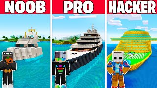 NOOB vs PRO vs HACKER: DEVASA YAT YAPI KAPIŞMASI! - Minecraft