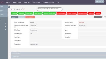 Change Sales stage in SuiteCRM with one click