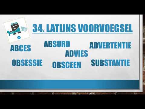 Video: Wat beteken die voorvoegsel A in Latyn?