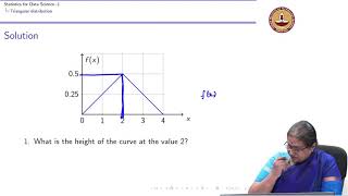 Continuous random variable - Non uniform and triangular distribution