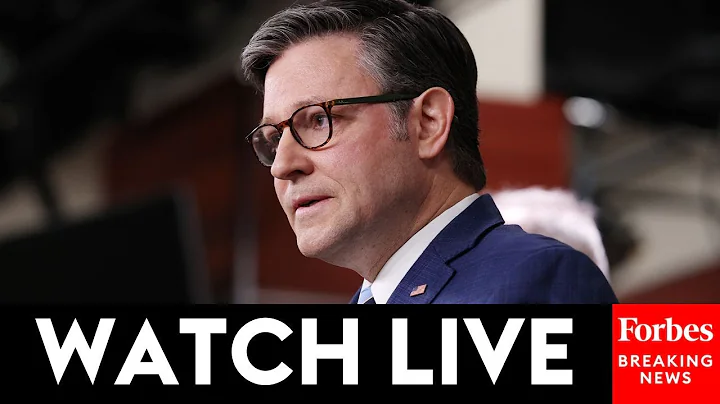 WATCH LIVE: Speaker Johnson Holds Press Briefing On Day 29 Of The Government Shutdown