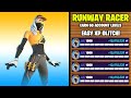 FASTER XP GLITCH THAT WILL UNLOCK RUNWAY RACER FREE SKIN IN FORTNITE! (50 ACCOUNT LEVEL MAX)