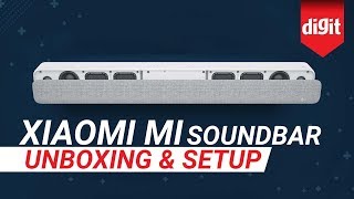 Xiaomi Mi Soundbar Unboxing & How to setup with your TV | Digit.in