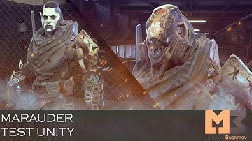 SCI-FI Characters (MARAUDER) Test In UNITY 2020.3