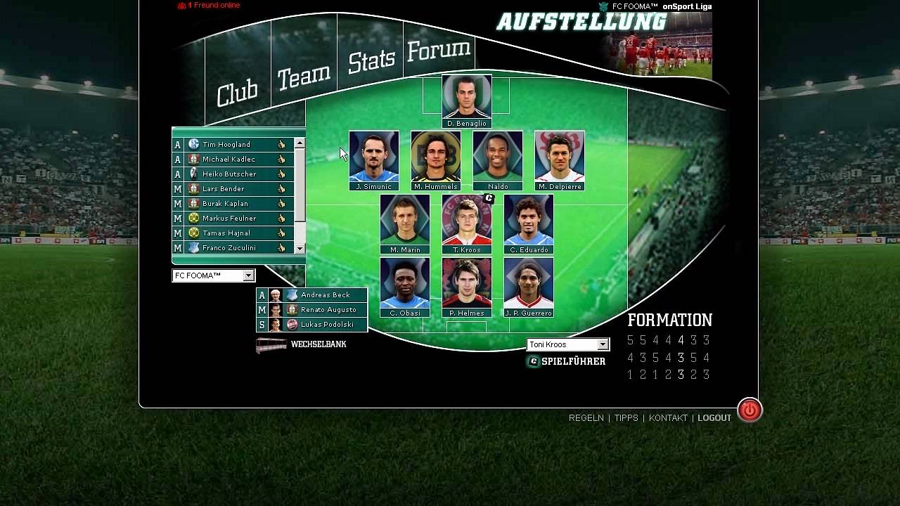 Online fussball manager Online fussball manager