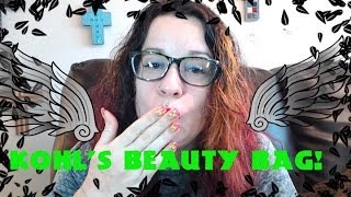 Kohl's Beauty Bag - What did I get? Courtesy of Kohls for Review