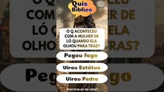 📖😱Oq virou a mulher de ló? 99% erram essa. #jesus #quiz