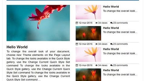 Responsive post grid Bootstrap and CSS Font awesome