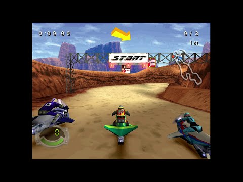 Jet Moto 3 (1999) ps1 classic in 4k