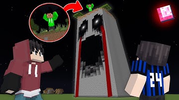 CLIMBING The SCARY HORROR TOWER To SAVE MY Friend In Minecraft!
