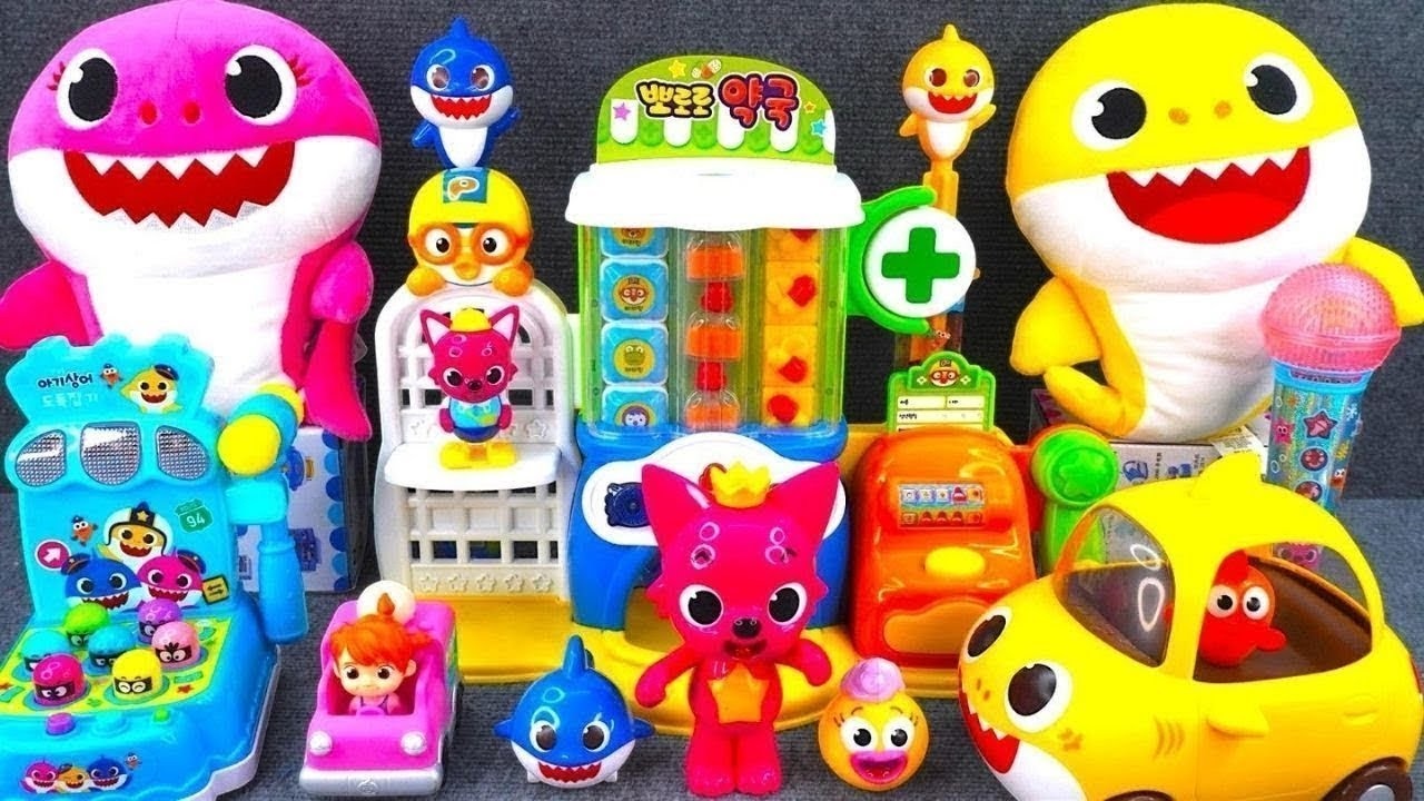 20 Minutes Satisfying Unboxing Baby Shark Pharmacy Toys Playset Collection ASMR