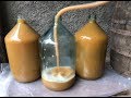 Wine making with oldest traditional method / Homemade Georgian Wine