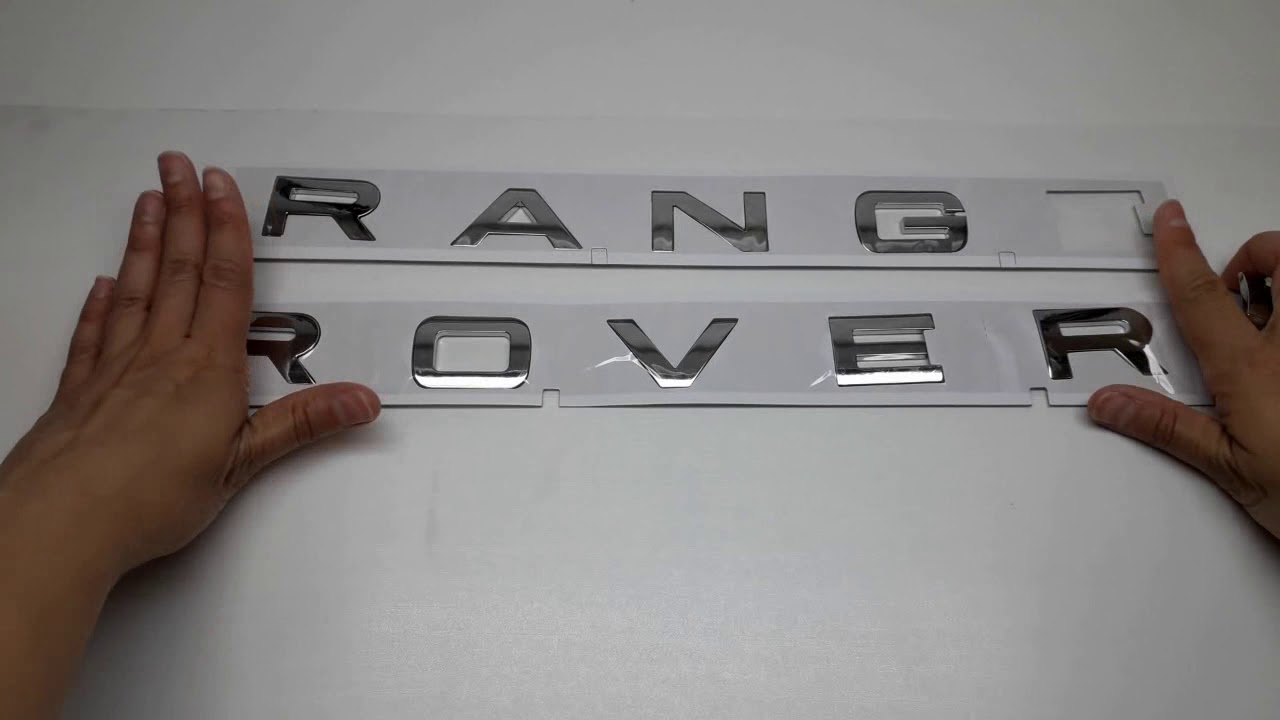 Надпись land rover