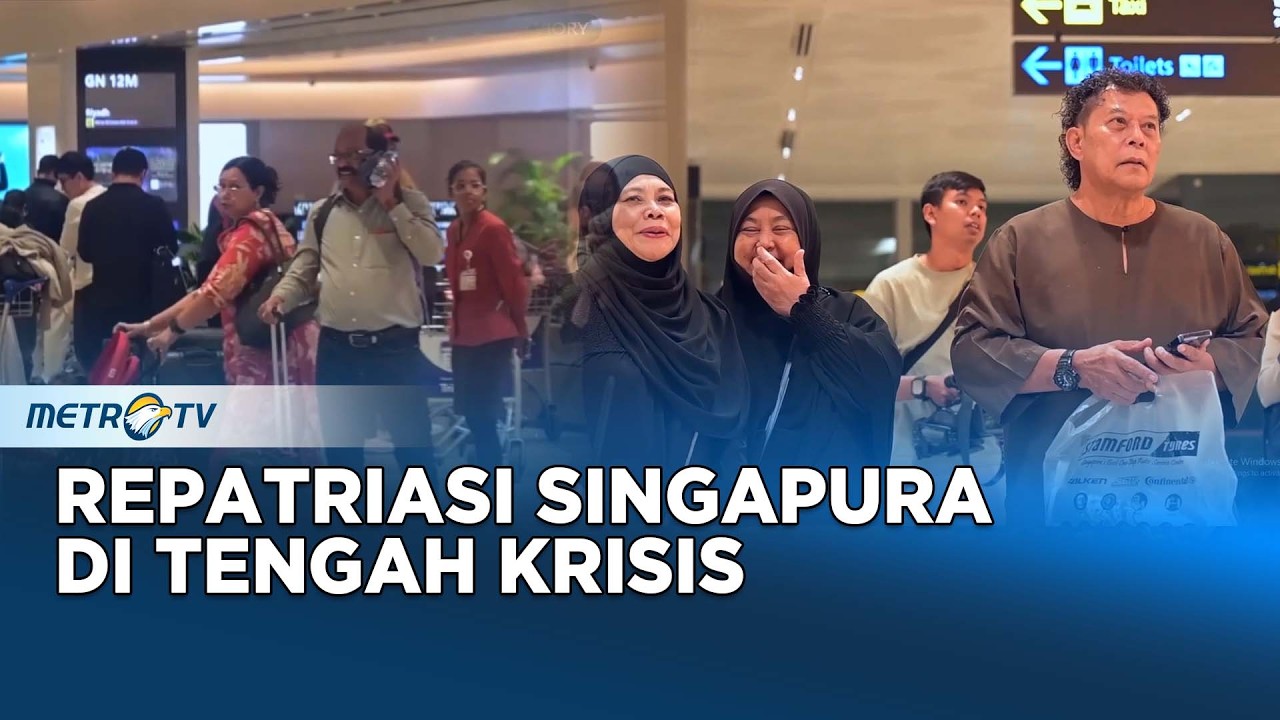 Ratusan Warga Singapura Kembali Ke Tanah Air Di Tengah Ketegangan Timur Tengah