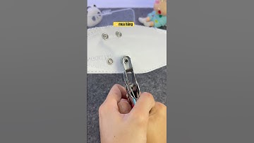 Cách sử dụng kìm bấm khuy cúc nút áo #dogiadung